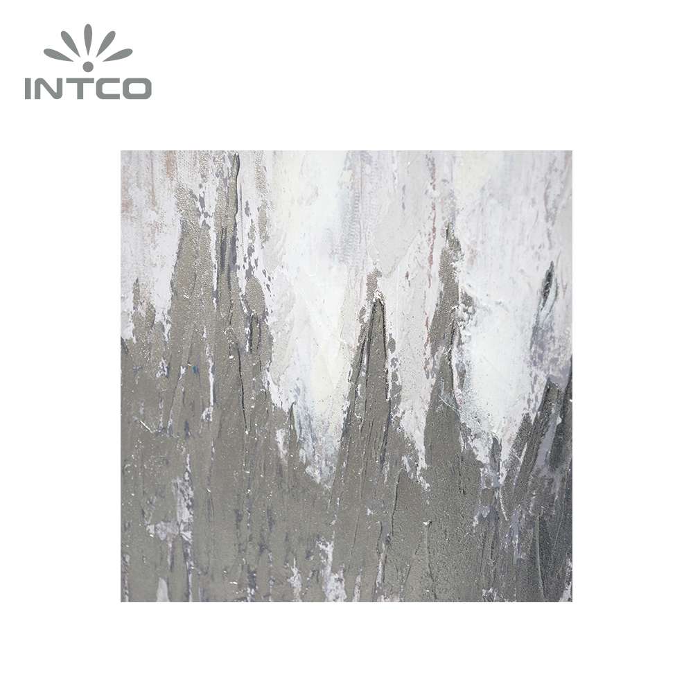 the neutral color details of Intco abstract framed wall art